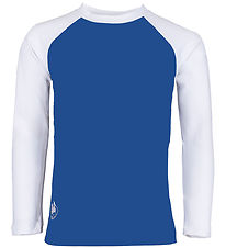 Petit Crabe Badebluse - Raglan - UV50+ - Sapphire/White
