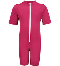 Petit Crabe Badeheldragt - Noe - UV50+ - Mulberry m. Kanin