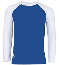 Petit Crabe Badebluse - Raglan - UV50+ - Sapphire/White