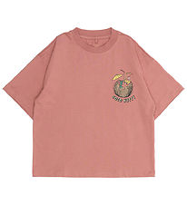The New T-shirt - TnOleen - Old Rose m. print