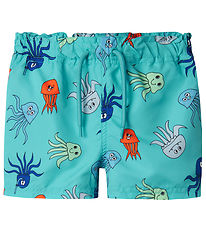 Name it Badeshorts - NmmZeus - Blue Atoll
