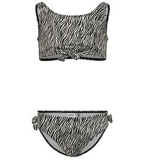 Kids Only Bikini - KogBeach - Cloud Dancer/Boho Zebra/Black