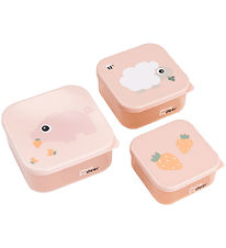 Done by Deer Snackbokse - Tiny Farm - 3-pak - Powder