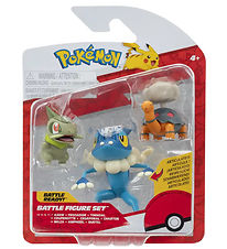 Pokémon Figurer - 3-pak - Battle Figure - Torkoal, Axew & Frogad