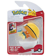 Pokémon Figur - Clip 'N' Go - Cyndaquil m. Level Ball
