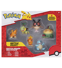 Pokémon Figurer - 6-pak - Battle Figure Multipack