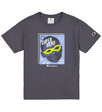 Champion T-shirt - Grå/Super Hero