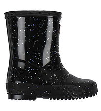 Hunter Gummistøvler - Kids First Giant Glitter - Sort