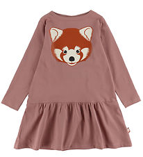 DYR-Cph Kjole - Dyrbirdy - Dk Rose Beige Roed Panda