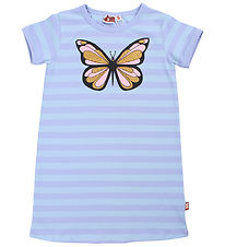 DYR-Cph Kjole - Dyrloud - Lila/Baby Blue Sommerfugl