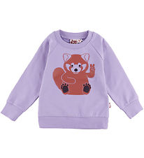 DYR-Cph Sweatshirt - Dyrbellow - Lila Peace Roed Panda