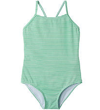 Name It Badedragt - NkfZaid - Bright Green