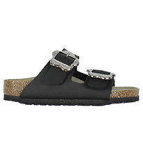Birkenstock Sandaler - Arizona Kids Flower Buckle - Sort