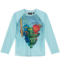 LEGO® Ninjago Badebluse - LwAgan 300 - UV40+ - Mint m. Print