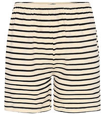 Grunt Shorts - GrCiny - Off White/Sort