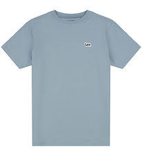 Lee T-shirt - Badge - Faded Denim