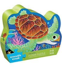 Crocodile Creek Gulvpuslespil - 36 Brikker - Sea Turtle