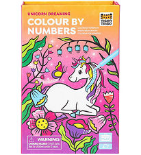 Tiger Tribe Farvesæt - Colour by Numbers - Unicorn Dreaming