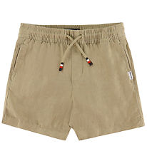 Tommy Hilfiger Shorts - Hør - Sandalwood Khaki