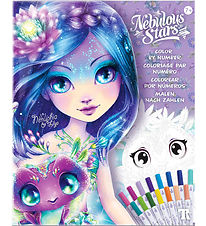 Nebulous Stars Malebog - Color-By-Number Book Set - Neunphia