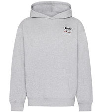 Grunt Hættetrøje - GRHenri - Snow Melange m. Print