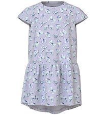 Name It Kjole - NmfVigga - Noos - Purple Heather/Butterflies