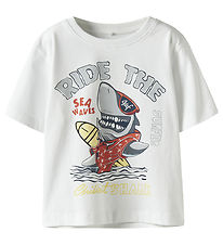 Name It T-shirt - NmmVanyo - Bright White/Ride