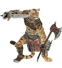 Papo Mutant Tiger m. Økse Og Sværd - H: 10 cm