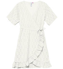 Vero Moda Girl Kjole - VmLacely - Snow White m. Hulmønster