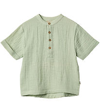 Wheat Skjorte - Musselin - Svend - Soft Mint