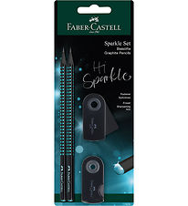 Faber-Castell Blyantsæt - Sparkle - 4 Dele - Black Midnight Ocea