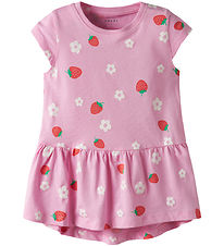 Name It Kjole - NmfVigga - Noos - Pink Frosting/Strawberry