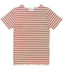The New T-shirt - TnMoore - Rib - Old Rose Striped
