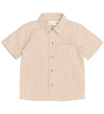The New Siblings Skjorte - TnstOpal - Indian Tan Striped m. Stru