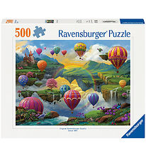 Ravensburger Puslespil - 500 Brikker - Air Balloon Valley