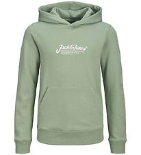 Jack & Jones Hættetrøje - JjBeau - Iceberg Green