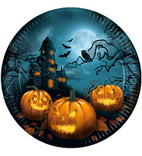 Decorata Party Paptallerkner - 8-pak - 23 cm - Halloween