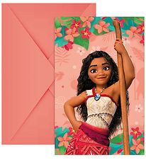 Decorata Party Invitationer - 6-pak - Moana II