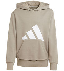 adidas Performance Hættetrøje - J BL FT HD 280 - PUTBEI/WHITE