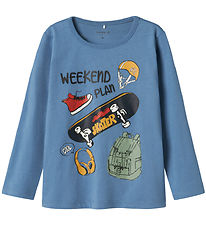 Name It Bluse - NmmPlasse - Coronet Blue