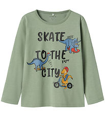 Name It Bluse - NmmPlasse - Iceberg Green