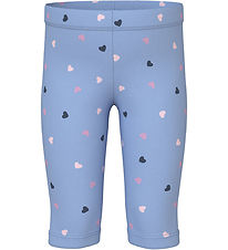 Name It Leggings - NmfVivian - Serenity/Hearts
