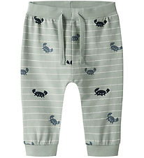 Name It Bukser - NbmVroels - Aqua Gray/Crabs
