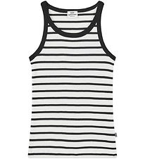 Mads Nørgaard T-shirt - Carinila - Vanilla Ice/Black