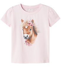 Name It T-shirt - NmfHani - Ballerina m. hest