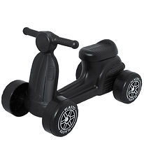Plasto Scooter med Lydløse Hjul - Sort