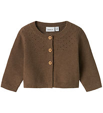 Name It Cardigan - Strik - NbfHipsy - Walnut