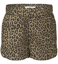 Name It Shorts - Noos - NkfVinaya - Black/Leopard AOP