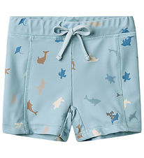 Wheat Badebukser - Ulrik - UV40+ - Soft Blue Sea Life