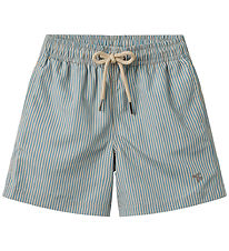 Wheat Badeshorts - Hansi - Blue Swim Stripe